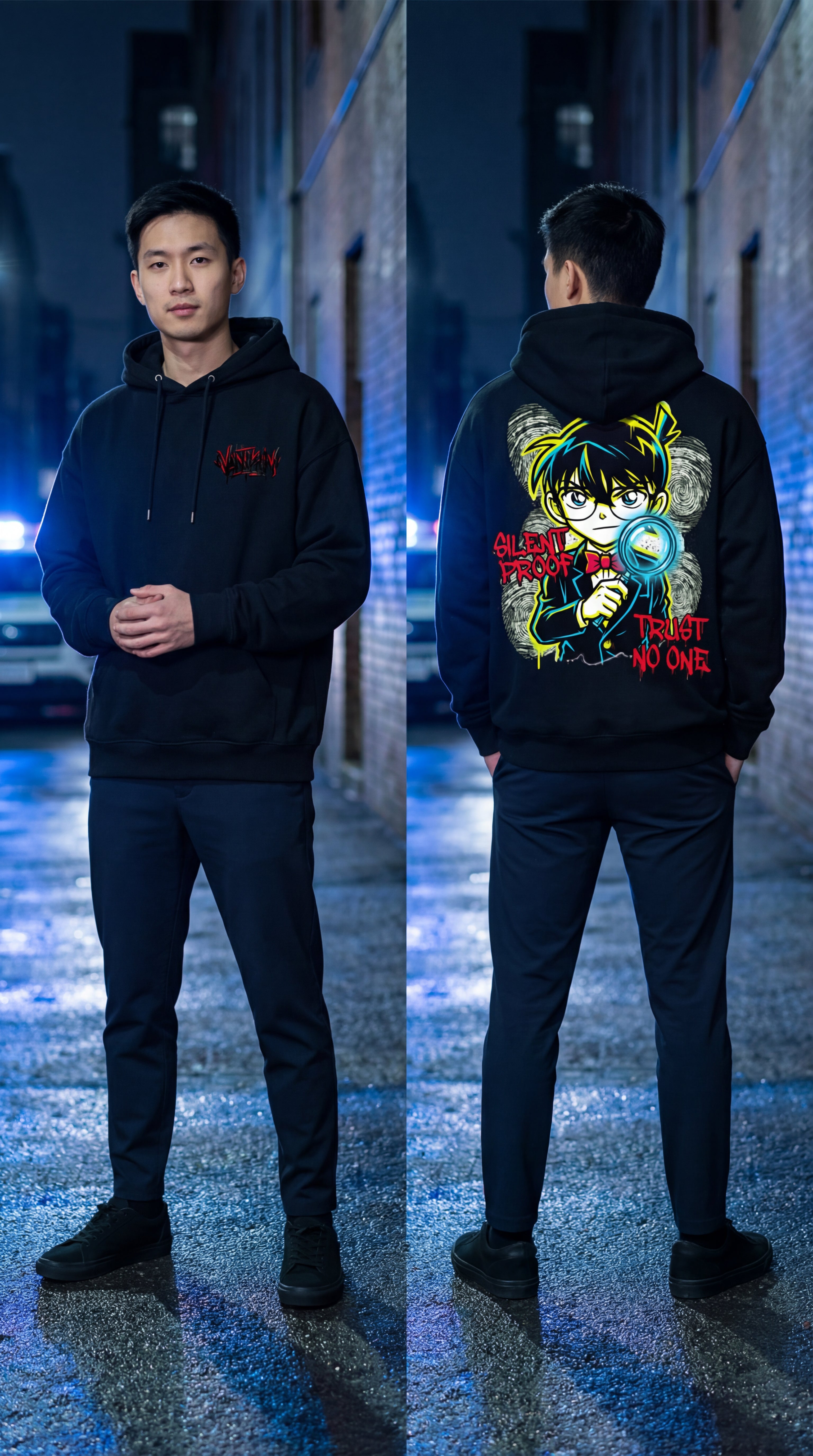 SILENT PROOF Conan | Classic Unisex Pullover Hoodie