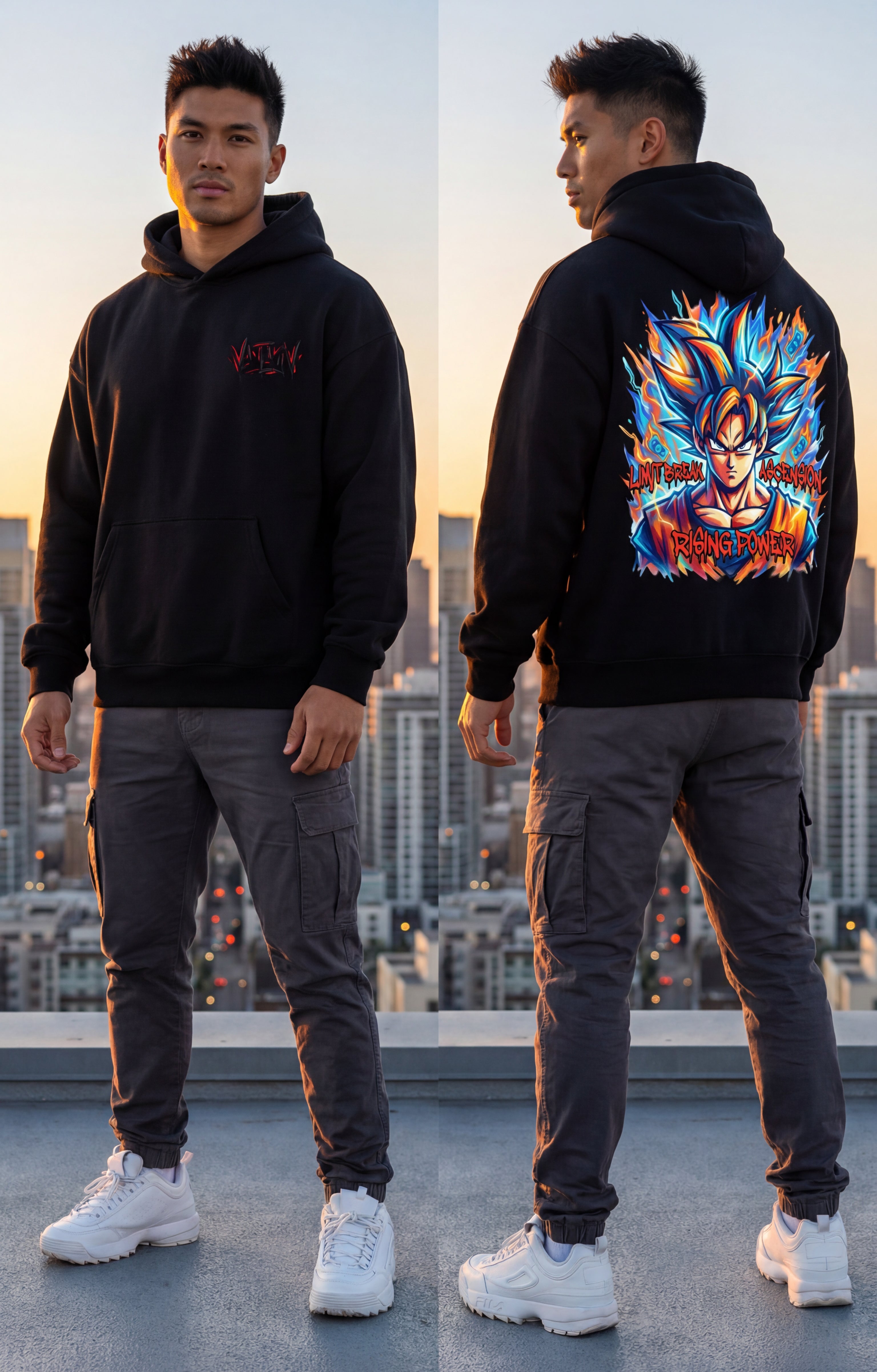 LIMIT BREAK ASCENSION Son Goku | Classic Unisex Pullover Hoodie
