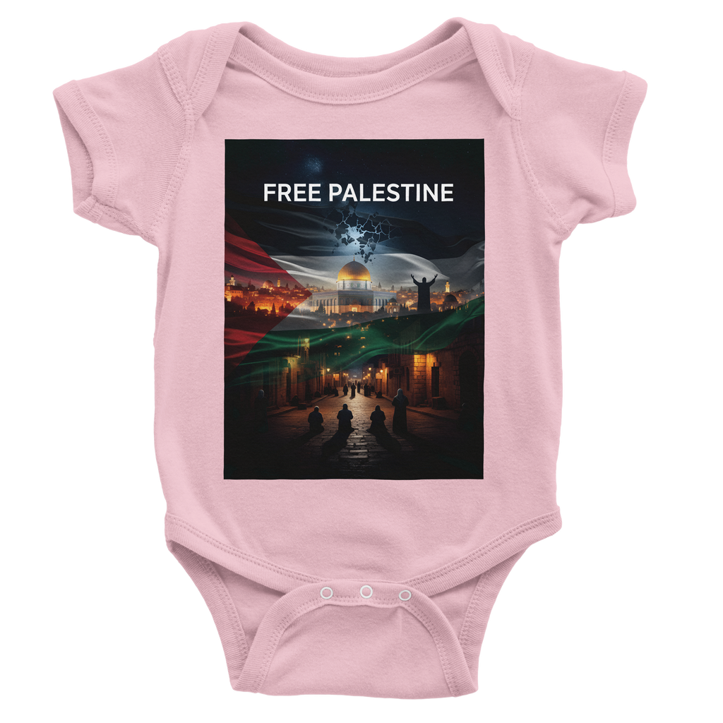 Free Palestine Nations Artwork | Classic Baby Short Sleeve Bodysuit